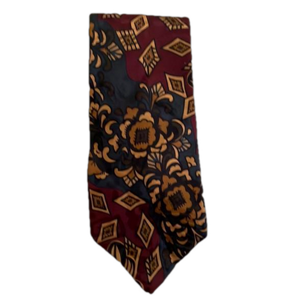 Mario Valentino Silk Tie - Picture 1 of 2